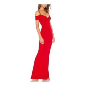 Gorgeous Red Off Shoulder Maxi Gown | NWT | XS
